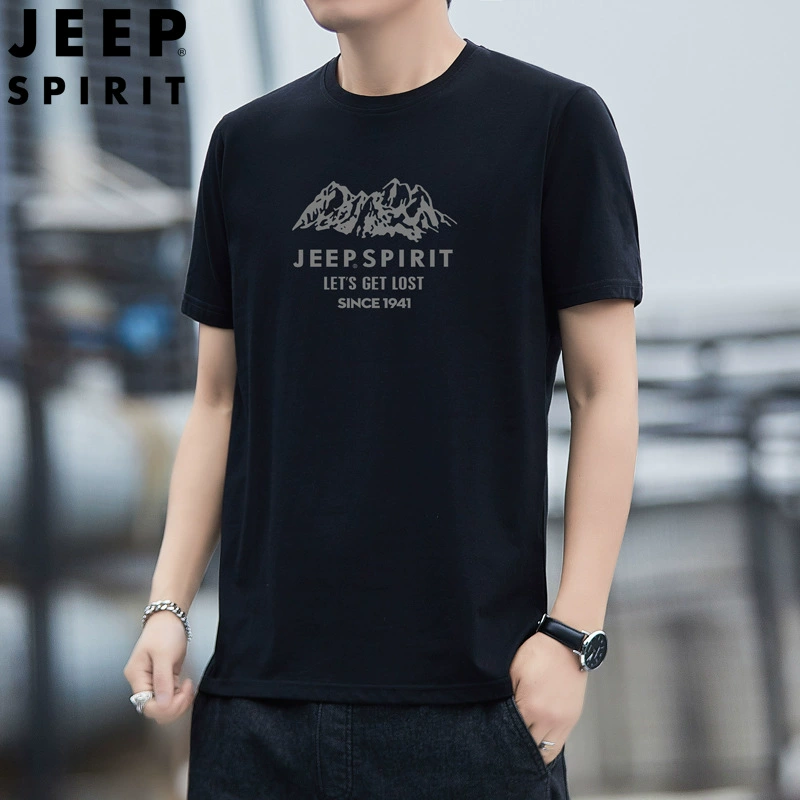 JEEP SPIRIT new short-sleeved T-shirt men's