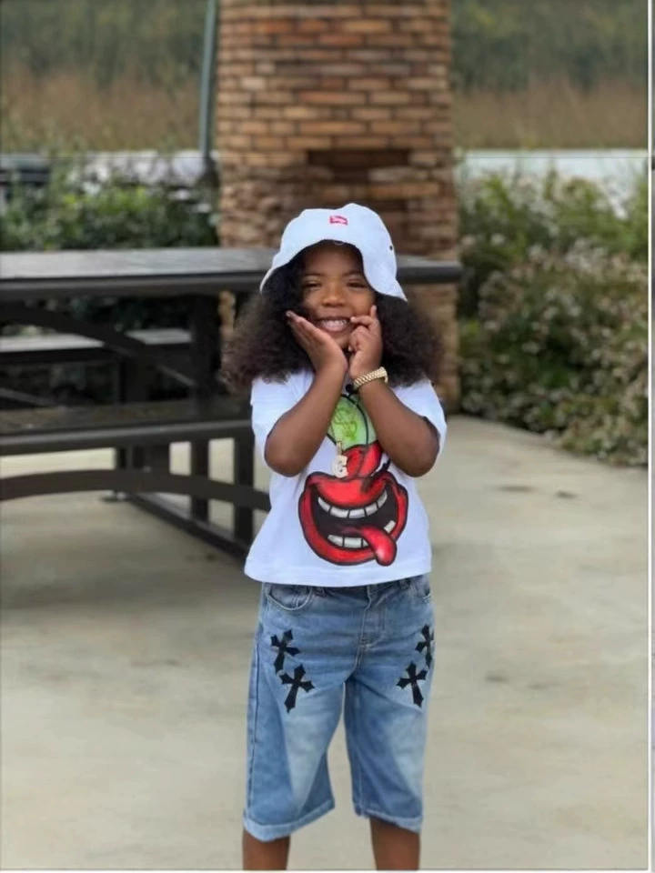 Cartoon short-sleeved T-shirt