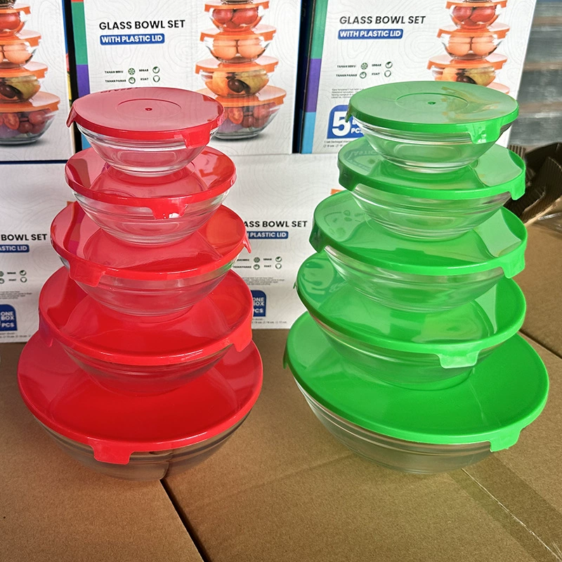 Fresh-keeping bowl five-piece set